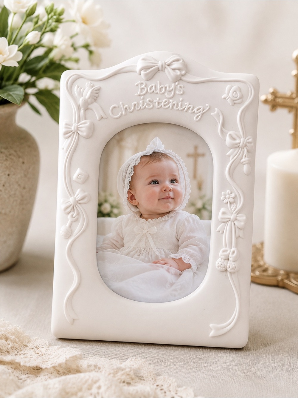 Russ Baby’s Chritening Photo Frame